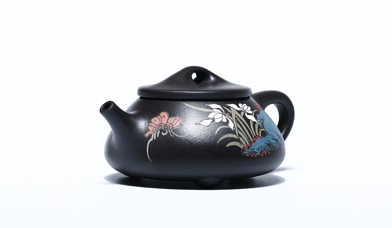 石瓢手工紫砂壺，精致典雅紫砂壺