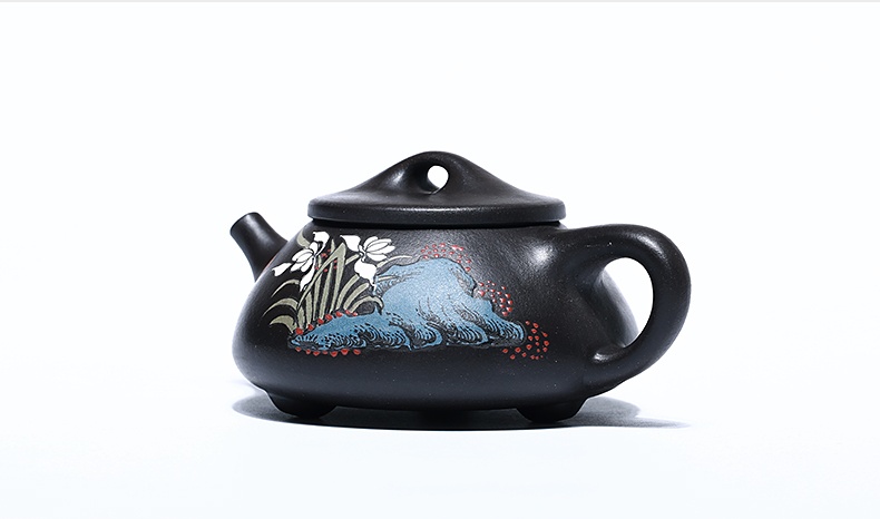 石瓢手工紫砂壺，精致典雅紫砂壺