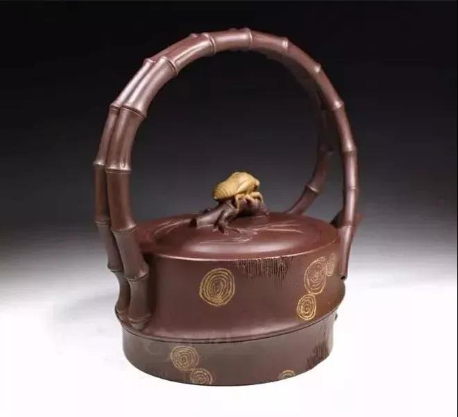 10種最美花器提梁壺，精美別致雕花紫砂壺!