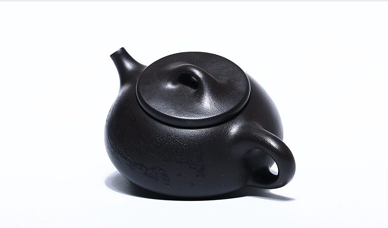 石瓢手工紫砂壺，精致典雅紫砂壺