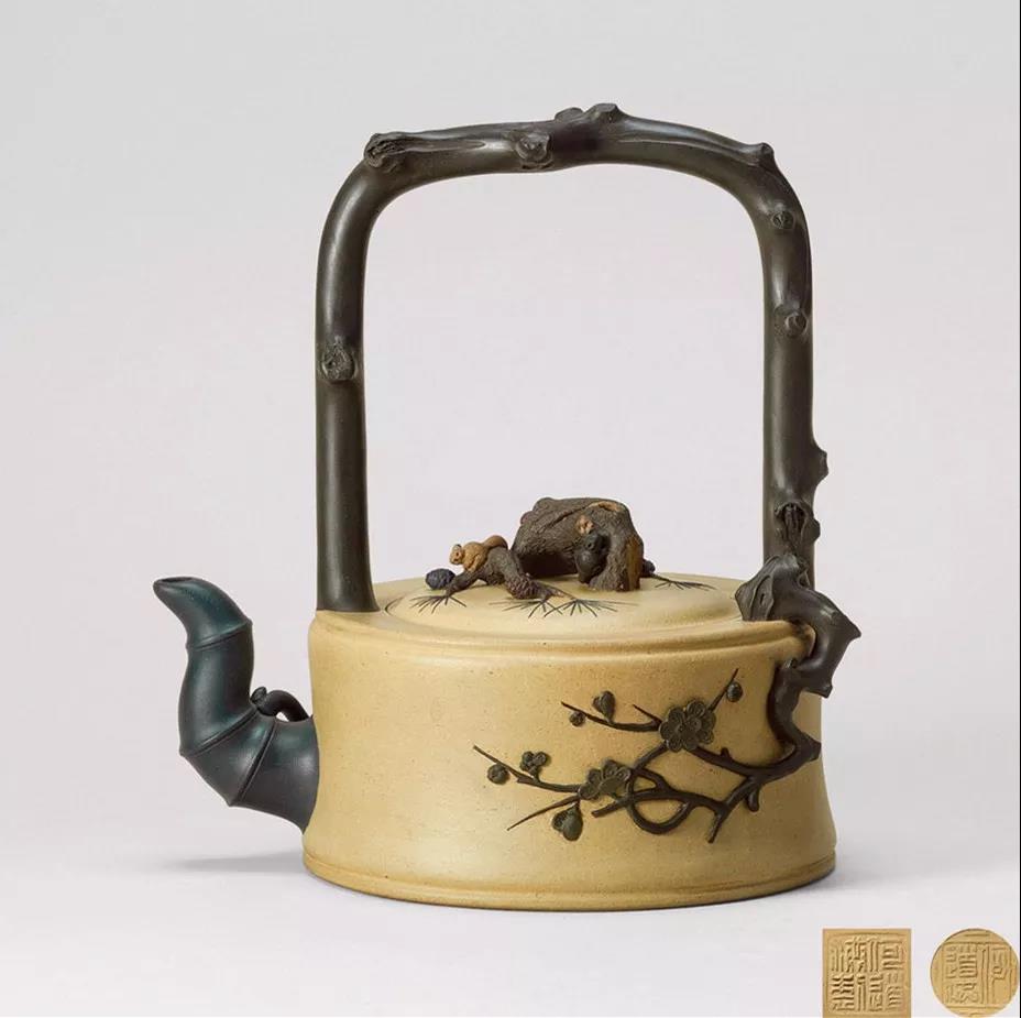 10種最美花器提梁壺，精美別致雕花紫砂壺!